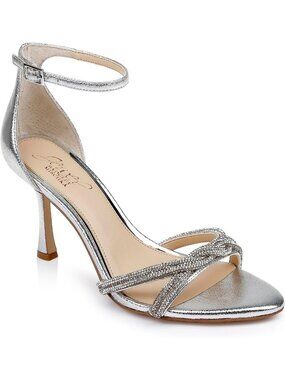 Glitter Straps Stiletto Heels - Elegant Evening Shoes for Parties & Special